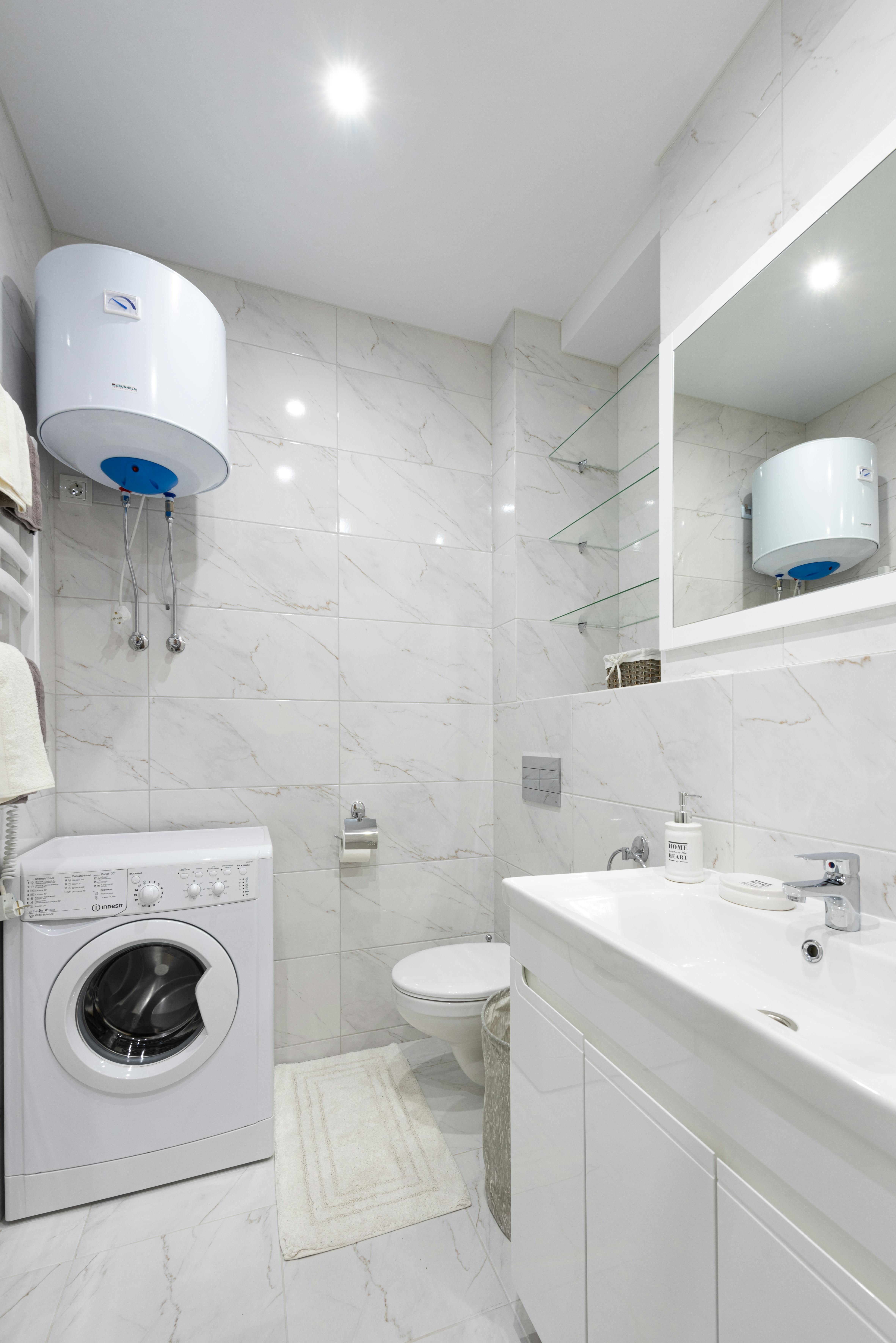 Residential whole-house filtration utility room